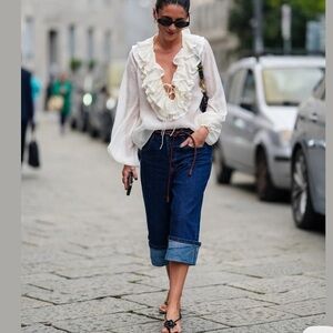 Denim Capris Pant